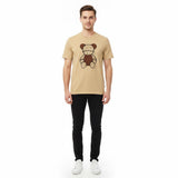 Ben Sherman Mens Fur Bear T-Shirt In Cornstalk