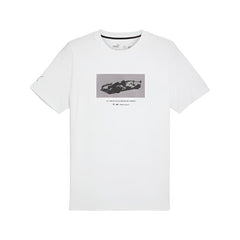 Puma Bmw Mms New Ess Car Graphic Tee White
