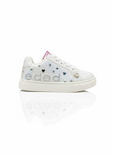 Bebe Girls Shoes In White Multi