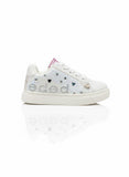 Bebe Girls Shoes In White Multi