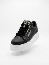 Sissyboy Womens Platform Sneaker With Bow Detail In Black