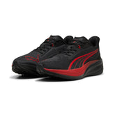 Puma Mens Darter Pro Fade Sneakers In Black/Red