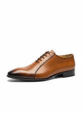 Cavalli Mens Neolit Plain Leather Shoes In Tan