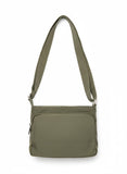 Free Spirit Medium Multi Pocket Lightweight Sling Bag Green