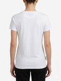 Sissy boy Womens Regular T-shirt With Stud And Bling Detail In White