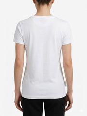 Sissyboy Womens Regular T-shirt With Stud And Bling Detail In White