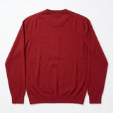 Ben Sherman Knit Crew Kneck Sweater In Berry