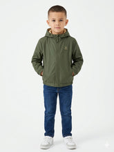 Polo Boys Water Repellent Jacket In Olive