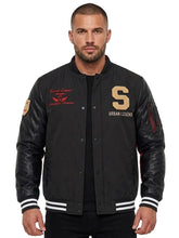 Soviet Mens Chandler Mens Baseball Jacket In Black