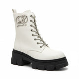 Sissy boy Womens Arleta Ankle Boots In White