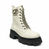 Sissy boy Womens Arleta Ankle Boots In White