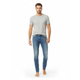 Vialli Mens Giving Jeans In Stonewash