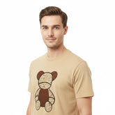 Ben Sherman Mens Fur Bear T-Shirt In Cornstalk