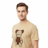 Ben Sherman Mens Fur Bear T-Shirt In Cornstalk