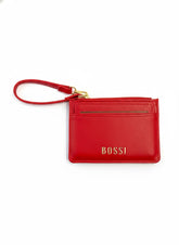 Bossi Womens Alessia PU Card Purse In Red