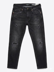 Replay Mens Bronny Supper Slim Jeans In Black
