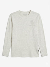 Guess Boys Long Sleeve T-shirt In Light Grey