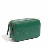 Sissy boy Embossed Print Handbag In Green