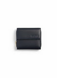 Bossi Womens Mopane Small Leather Flap Closure Purse In Navy