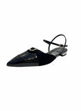 Sophia Webster Womens Grace Flat Shoes In Black
