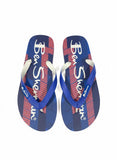 Ben Sherman Mens Check Sandals In Navy