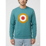 Ben Sherman Target Crew Sweater In Aqua Teal