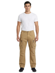 Soviet Mens Cargo Pants In Khaki