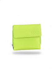 Bossi Womens Mopane Small Leather Flap Closure Purse In Green