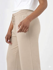 Polo Womens Chloe Wide Leg Track Pant In Birch