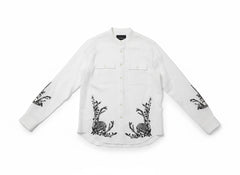 John Richmond Mens Babel Shirt In White