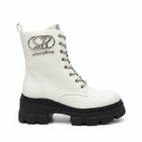 Sissy boy Womens Arleta Ankle Boots In White
