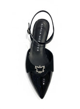 Sophia Webster Womens Grace Flat Shoes In Black