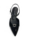 Sophia Webster Womens Grace Flat Shoes In Black