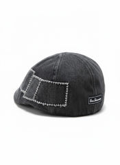 Ben Sherman Mens Denim Dixie Cap In Black