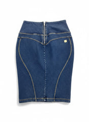 Freddy Womens Wrup Skirt In Denim Blue