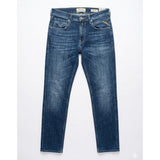 Replay Mens Super Slim Jean In Deep Blue