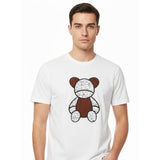 Ben Sherman Mens Fur Bear T-Shirt In White