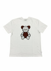 Ben Sherman Mens Fur Bear T-Shirt In White