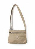 Free Spirit Medium Multi Pocket Leightweight Sling Bag Sand