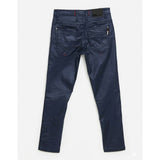 Soviet Boys Coated Skinny Denim In Navy