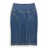Freddy Womens Wrup Skirt In Denim Blue