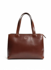 Lefel Handbag In Oxblood