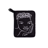 Pot Holder-Knowing-Bl/W