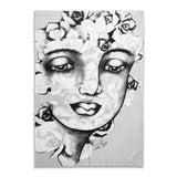 Tea Towel-S/Face-Pe/Bl