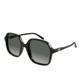 Valentino Garavani Square Oversized Womens Sunglasses In Black