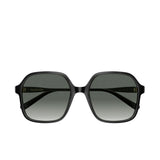 Valentino Garavani Square Oversized Womens Sunglasses In Black