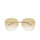 Valentino Garavani Square Womens Sunglasses In Gold