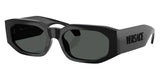 Versace Mens Signature Sunglasses In Black