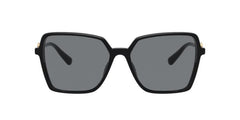 Versace Square Frame 58 Sunglasses For Women In Black