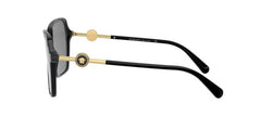 Versace Square Frame 58 Sunglasses For Women In Black